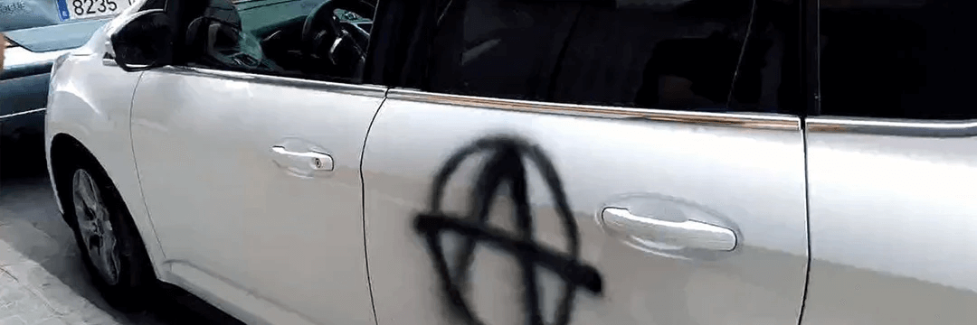 How to remove spray paint from vehicles and public transportation